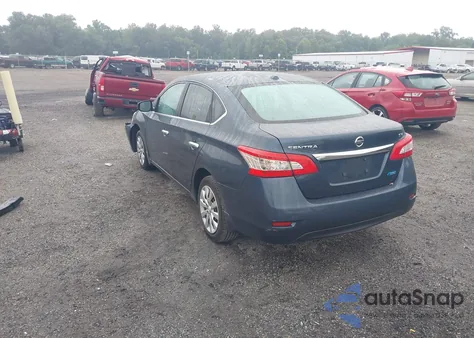 2014 Nissan Sentra Sv z USA, uszkodzony, nr VIN 3N1AB7AP1EY299484